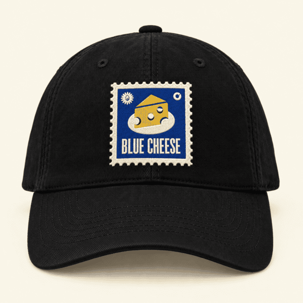 Blue Cheese Hat Front view