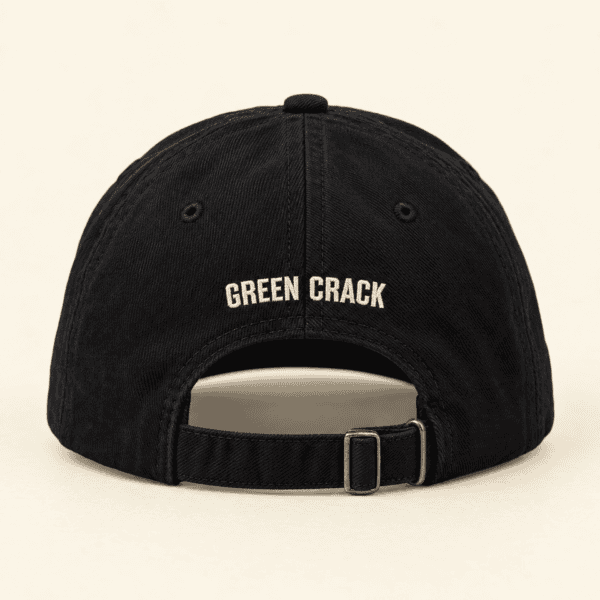 Green Crack Hat Back view