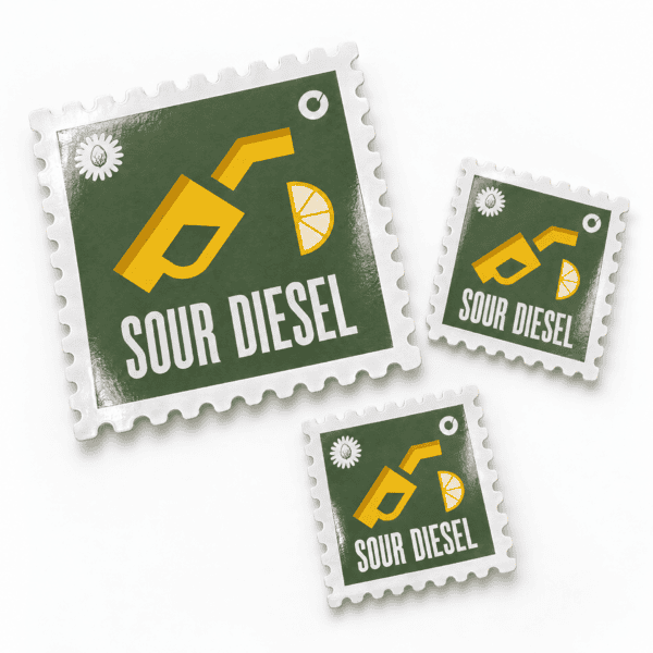Sour D Stickers