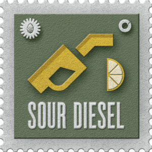 Sour Diesel Stickers